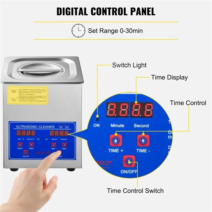 Digital Ultrasonic Cleaner 10l
